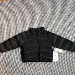 Wonder Nation Black Puffer Jacket 6/9 month